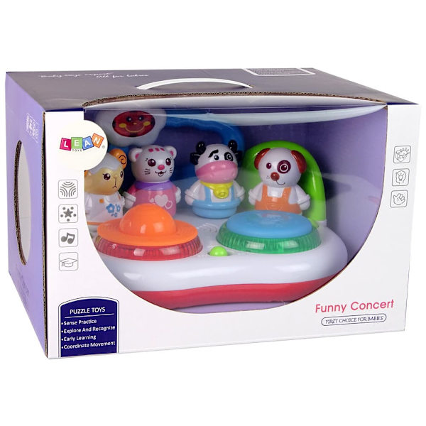 Musical DJ Game with Animals Lights Sound