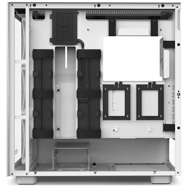 NZXT H7 Elite RGB Mid Tower Case, White