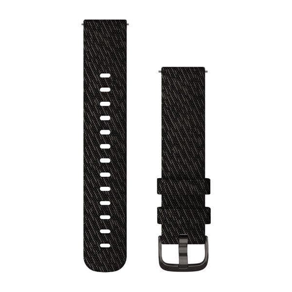 Garmin Quick Release Nylon Band, 20 mm, Black Pepper