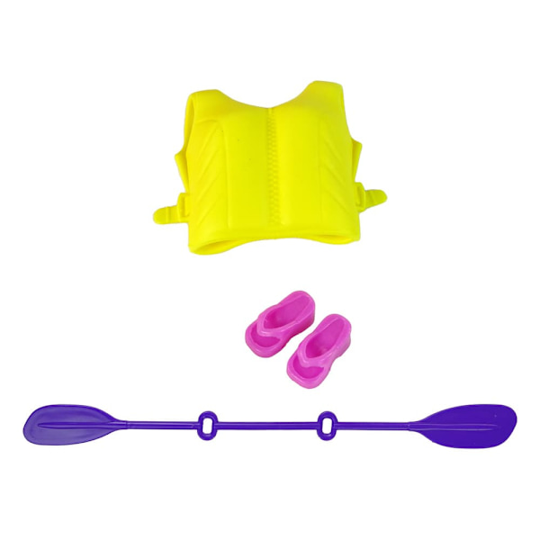 Set Doll Accessories Kayak Pink