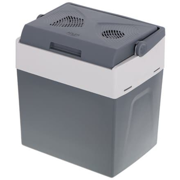 Adler AD 8078 cool box 28 L Electric Grey, White Grå, Vit