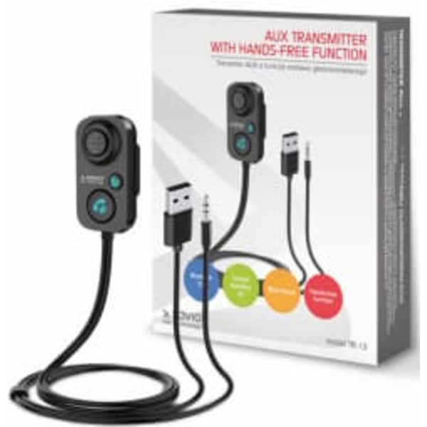 Savio TR-13 Bluetooth 5.1 AUX Transmitter with Hands-free Function