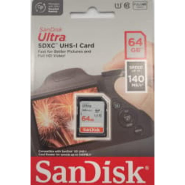Memory card  SANDISK Ultra SDXC, 64GB