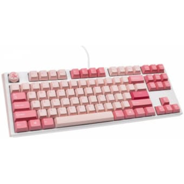 Ducky One 3 TKL keyboard Gaming USB QWERTY English Pink Lyserød