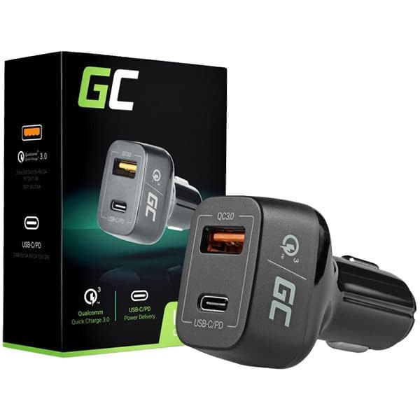 Green Cell CAD33 USB-C Power Delivery + USB Quick Charge Sort