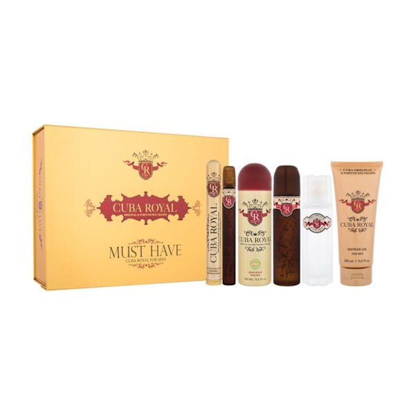 Cuba Royal EDT 100 ml + EDT 35 ml + AS 100 ml + DEO VAPO 200 ml + SG 200 ml (man)