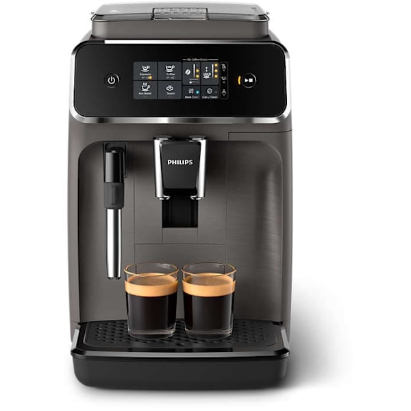 Philips Series 2200 Fully automatic espresso machines EP2224/10 2 beverages Classic Milk Frother Cashmere grey