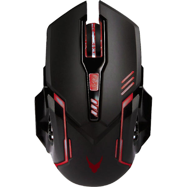 Omega mouse Varr EXA2 6D LED, black (45188) musta