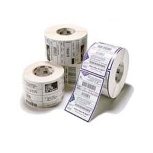 Label, Paper, 76.2x25.4mm; Thermal Transfer, Z-Select 2000T, Coated, Permanent Adhesive, 25mm Core, Perforation