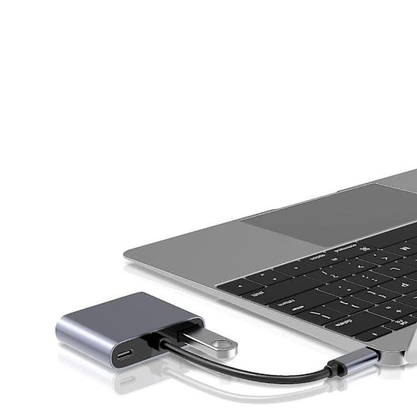 RoGer USB-C Multimedia Adapter HDMI 4K@30Hz / VGA 1080p / USB 3.0 / USB-C PD