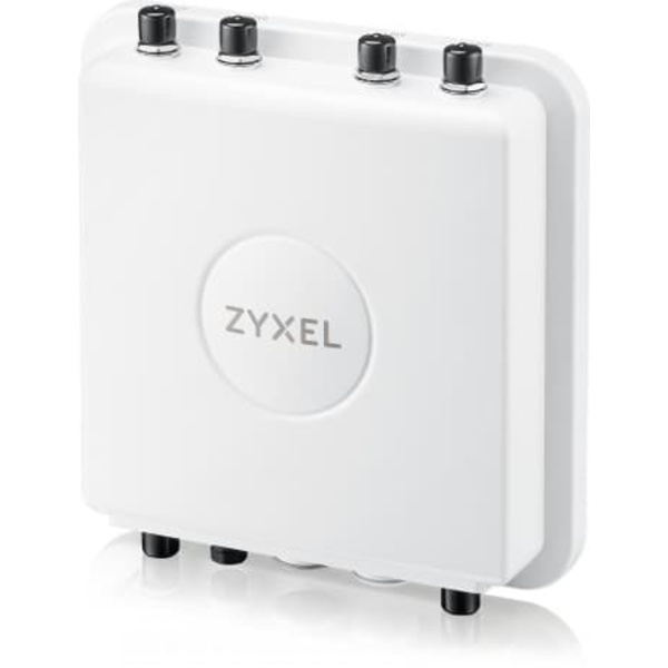 Zyxel | WAX655E | Outdoor Accesspoint | Wi-Fi 6 | MU-MIMO | Nebula Hvit