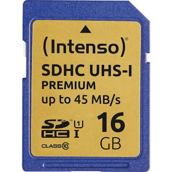Intenso Flash-Card Premium - SDHC UHS-I - 16 GB