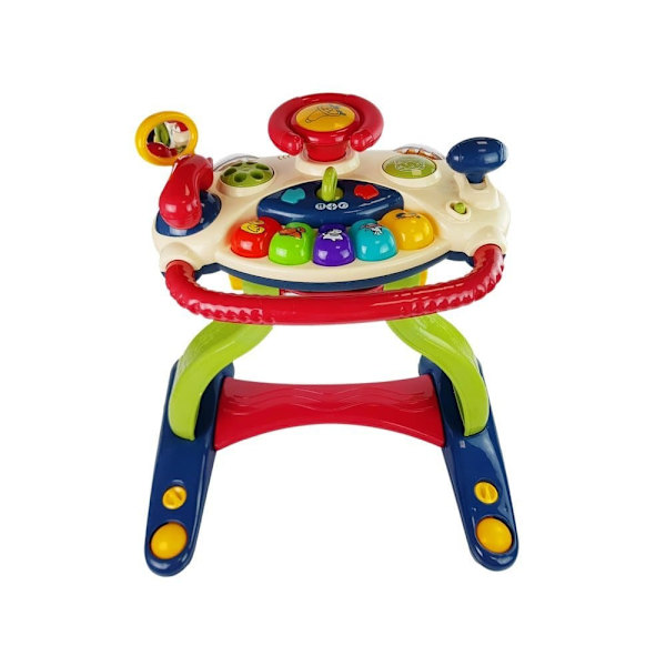 3-in-1 Interactive Baby Stroller Baby Steering Wheel Sound Melodies Animals