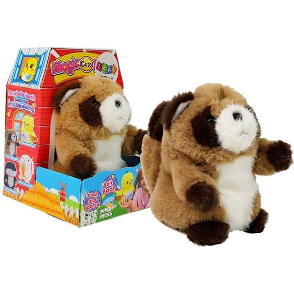 Interactive Talking Raccoon Repeating Words Plush