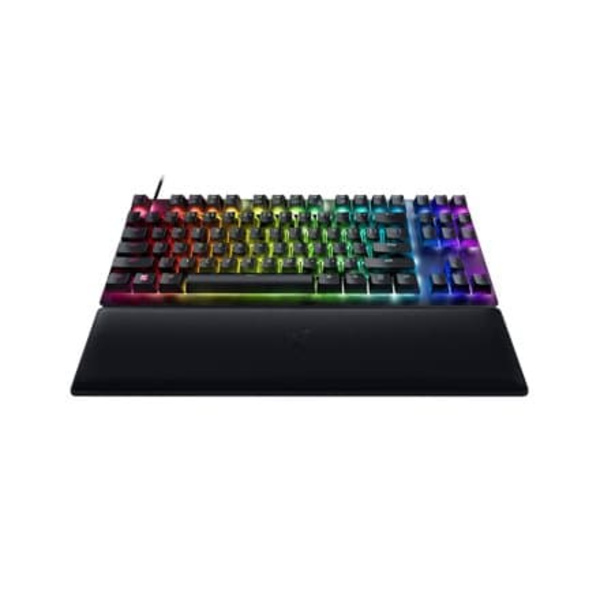 Razer | Huntsman V2 Tenkeyless | Black | Gaming keyboard | Wired | Optical Gaming Keyboard | RGB LED light | US | Clicky Purple Switch