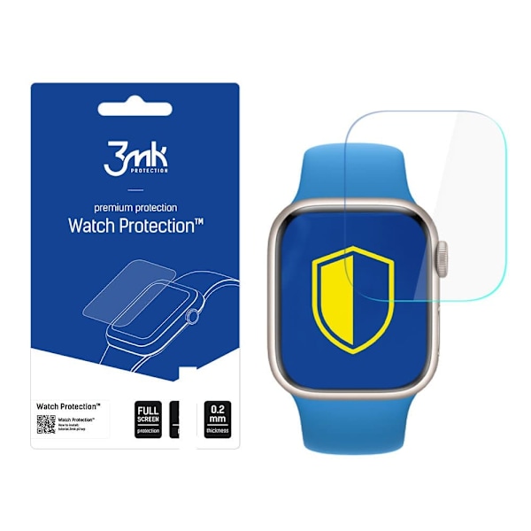 3mk Full Screen Clear Protector ARC+ for Apple Watch SE 2022 44mm