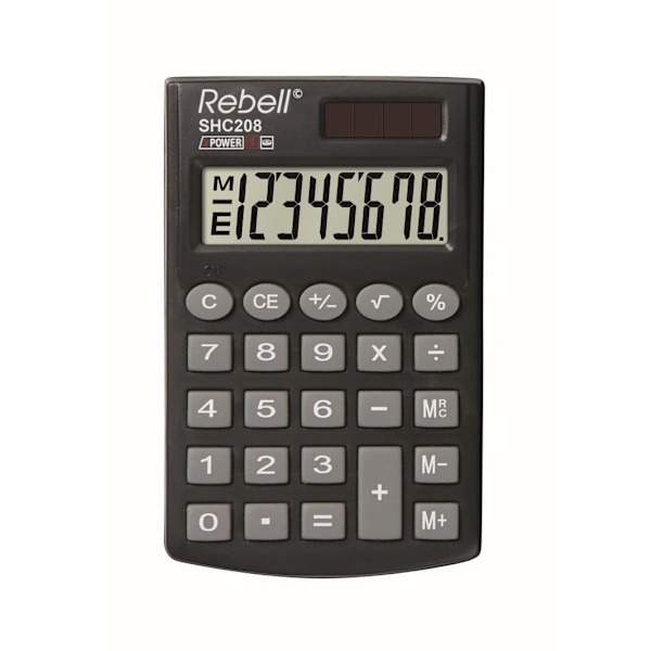 Calculator pocket Rebell SHC208