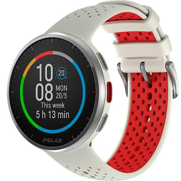 Polar Pacer Pro GPS Sports smartwatch, S-L, White