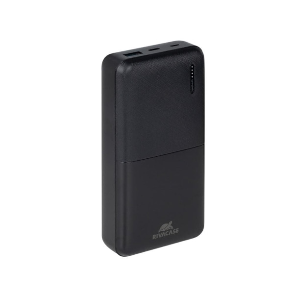 POWER BANK USB 20000MAH/BLACK VA2571 RIVACASE Sort