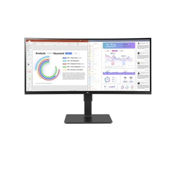 LG 34BQ77QB-B computer monitor 86.4 cm (34") 3440 x 1440 pixels UltraWide Quad HD LED Black Sort