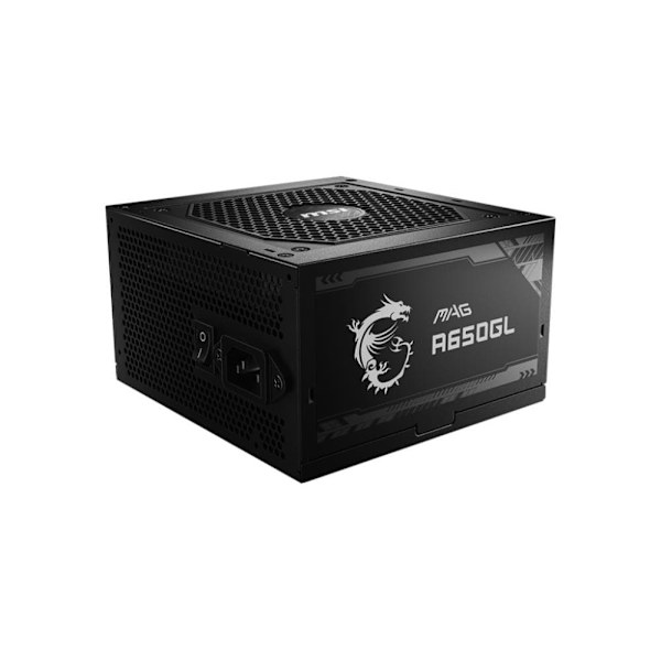 MSI MAG A650GL 650W Power supply unit Sort