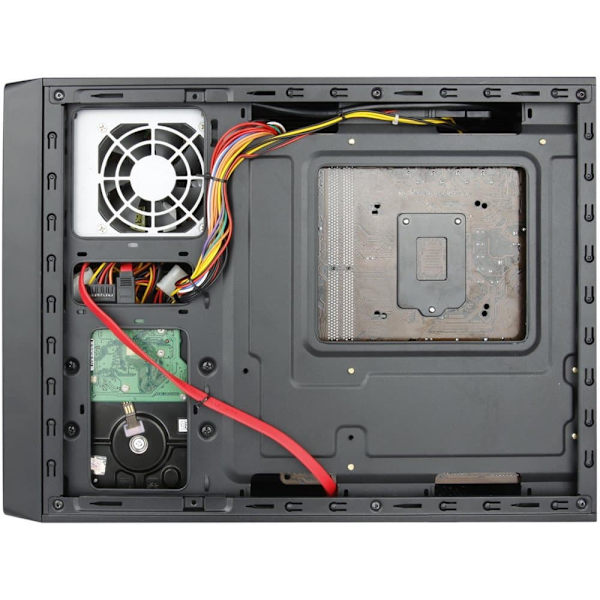 CARCASE Chieftec, "Uni" mini tower Black, M-ATX desktop, Slimline, sursa 450W, "UE-02B-450BFX"