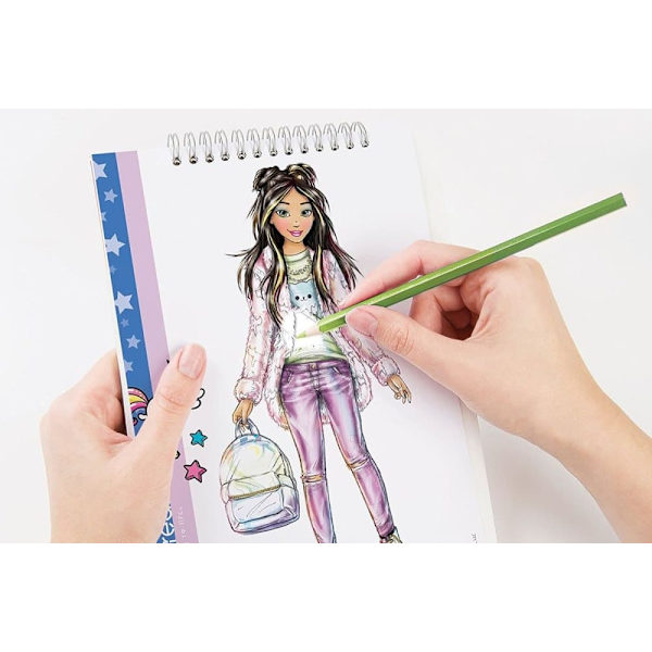 MAKE IT REAL Fashion design sketchbook "Digital dream"