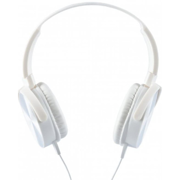 Słuchawki stereo z mikrofonem Montana Białe