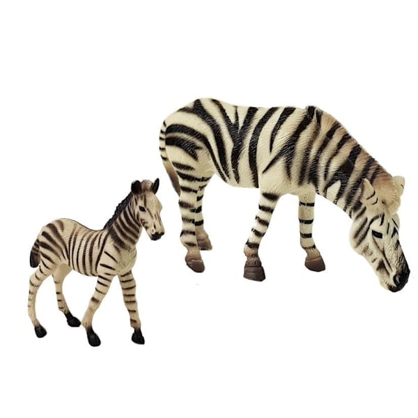 Set of figures Animals Africa Hippo Zebra