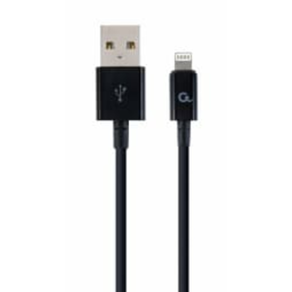 Gembird USB Male - Lightning Male 2m Black