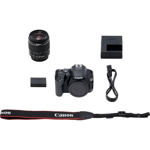Canon | Megapixel 24.1 MP | Image stabilizer | ISO sensitivity (max) 256000 | Wi-Fi | Video recording | Manual | CMOS | Black musta