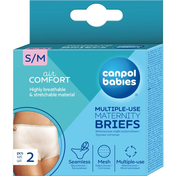 CANPOL BABIES maternity briefs multiple-use 2 pcs. S/M 73/001
