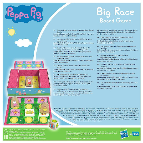 TREFL PEPPA PIG game Big race