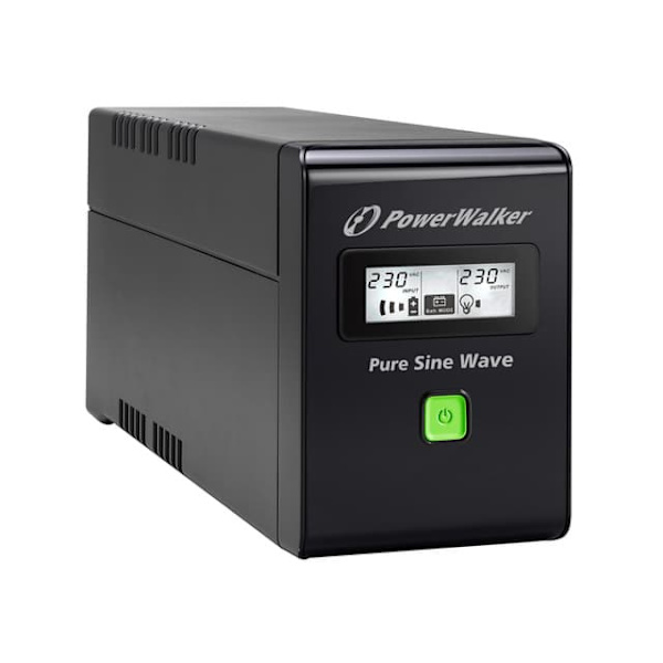 PowerWalker VI 800 SW FR uninterruptible power supply (UPS) Line-Interactive 0.8 kVA 480 W 2 AC outlet(s)