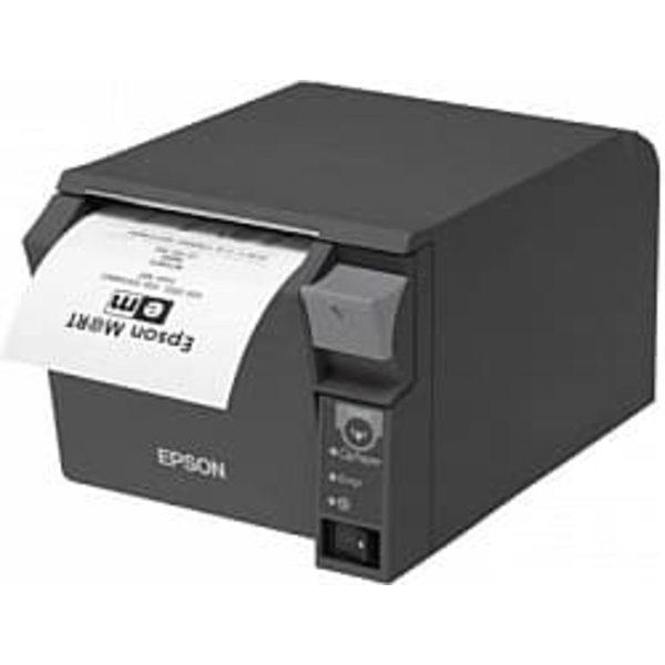 Epson TM-T70II (032): Serial + Built-in USB, PS, EDG, EU Svart
