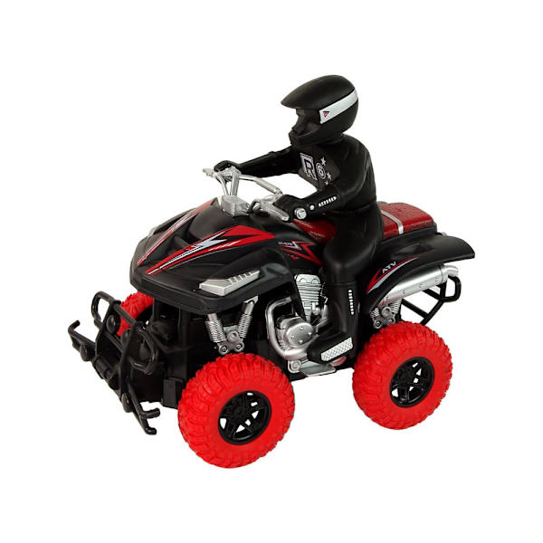 Quad Motor Four-wheeled Off-Road + Driver 1:18