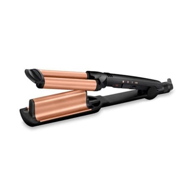 BaByliss Deep Waves Curling iron Warm Black, Orange 98.4" (2.5 m) Sort, Orange