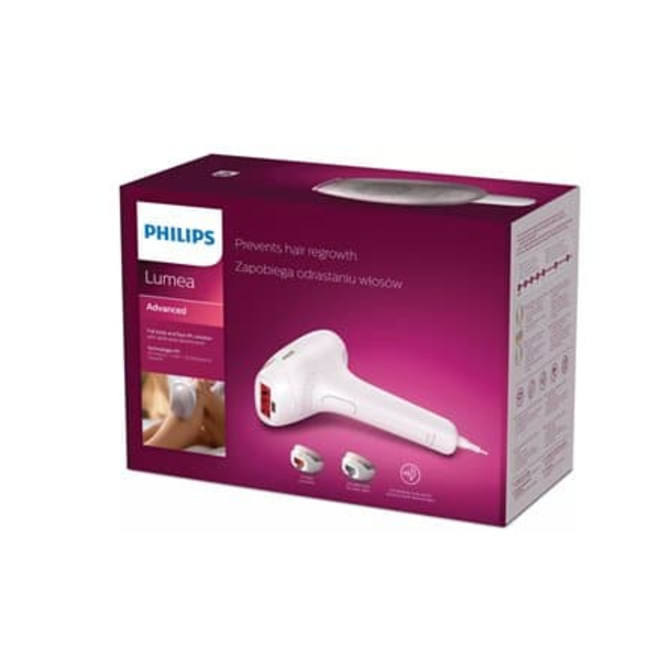 Philips Lumea Advanced IPL - Hair removal device SC1998/00, For body and facial procedures, 15 min. procedure for shins, Built-in skin tone sensor