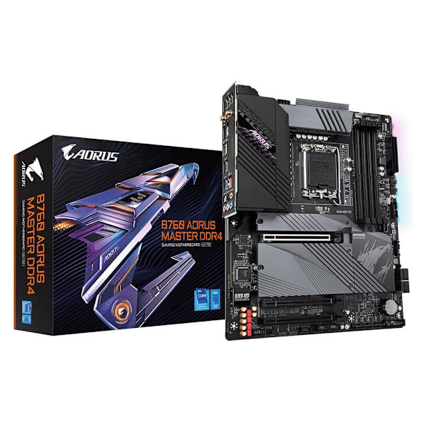 GIGABYTE Mainboard B760 AORUS Master DDR4 - ATX - Socket Intel 1700 - Intel B760