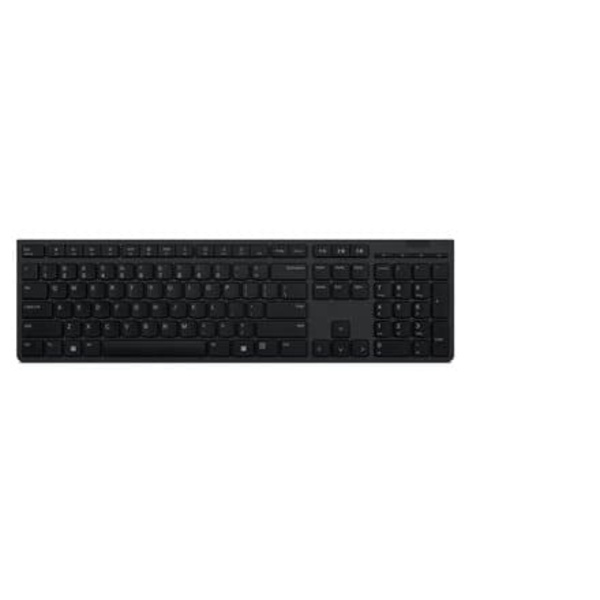 Lenovo | Professional Wireless Rechargeable Keyboard | 4Y41K04068 | Keyboard | Wireless | US | Grey | Scissors switch keys Grå