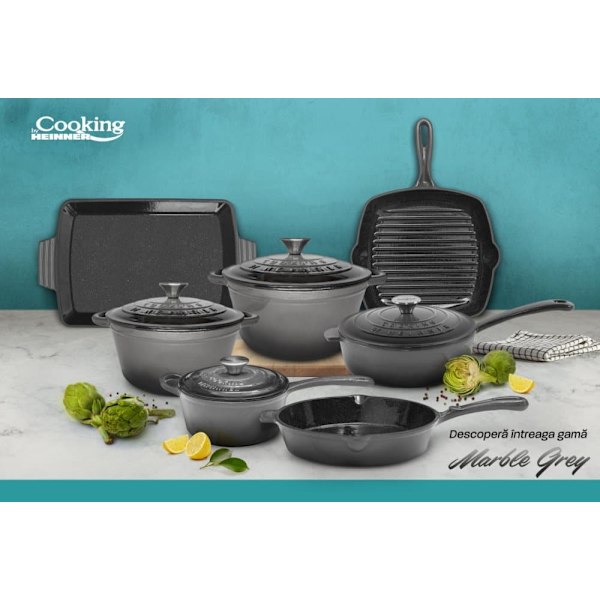 TIG.GRILL FONTA 26.5X4.5 CM, MARBLE GREY