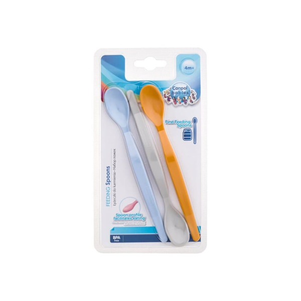 CANPOL BABIES spoons, 3 pcs., blue, 31/419_blu