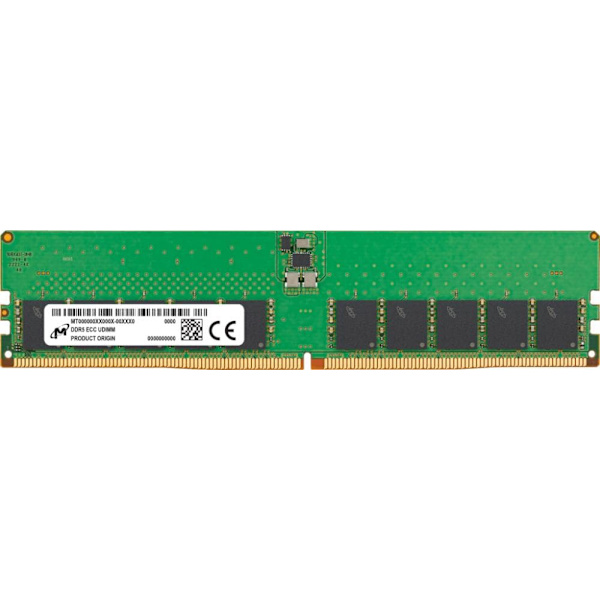 Micron DDR5 ECC UDIMM 32GB 2Rx8 4800 CL40 (16Gbit) (Single Pack)