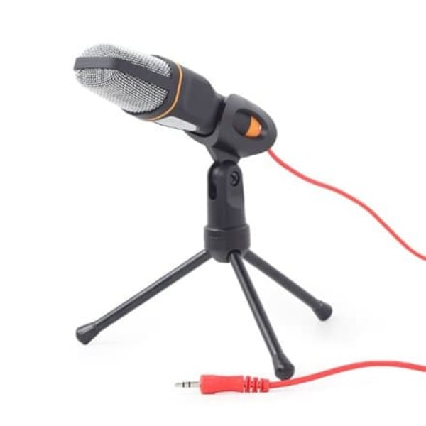Galda mikrofons Gembird ar statīvu Black
