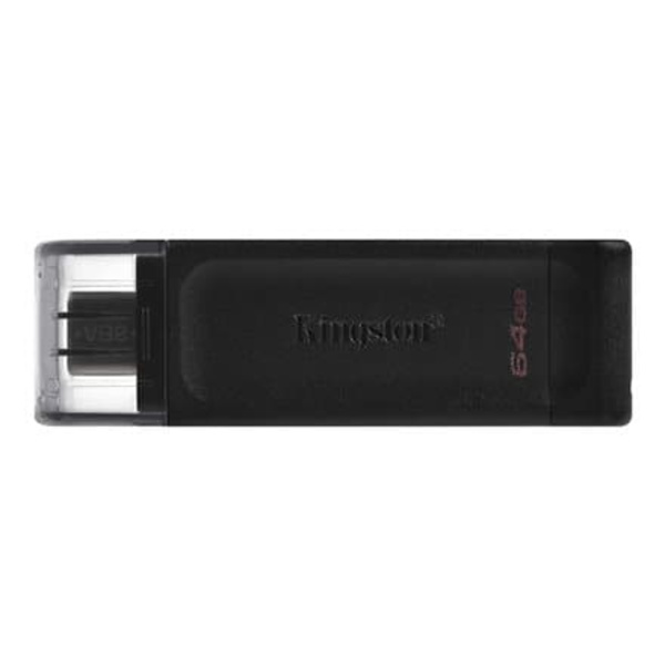 Kingston Technology DataTraveler 64GB USB-C 3.2 Gen 1 70 Sort