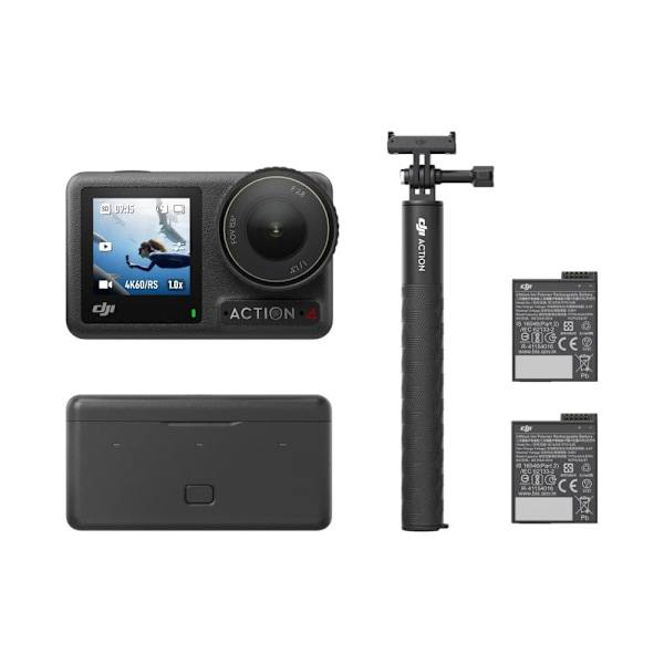 DJI Osmo Action 4 Adventure Combo Svart