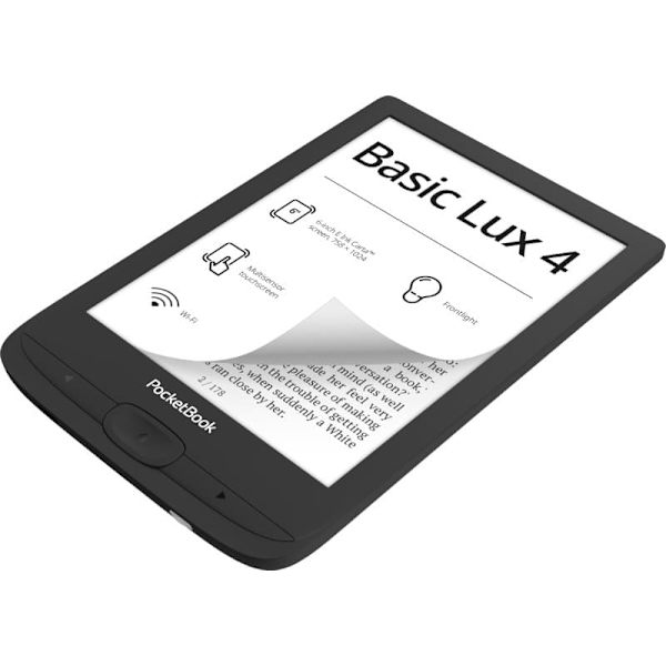 eREADER PocketBook  Basic Lux 4 Ink Black "PB618-P-WW" (timbru verde 0.80 lei) Sort