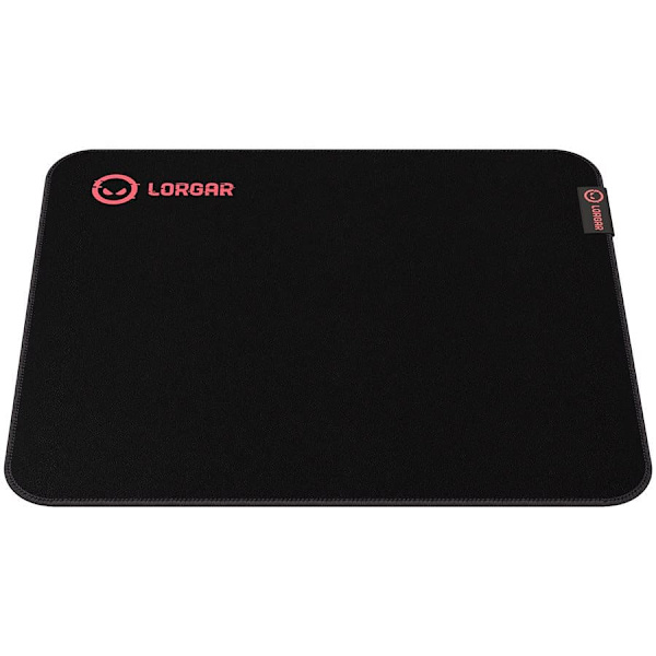Lorgar Main 323, Gaming mouse pad, Precise control surface, Red anti-slip rubber base, size: 360mm x 300mm x 3mm, weight 0.21kg