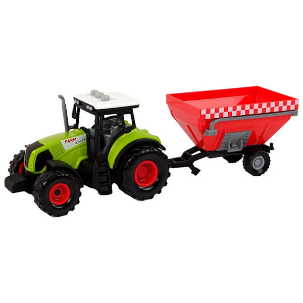 Tractor Farm Detachable Grain Trailer Sound Green