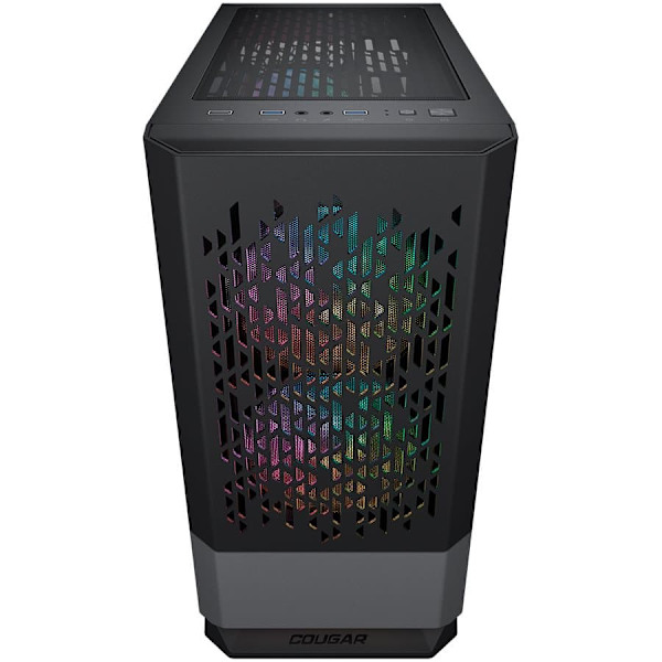 COUGAR MG140 Air RGB PC Case, Mini Tower, Black